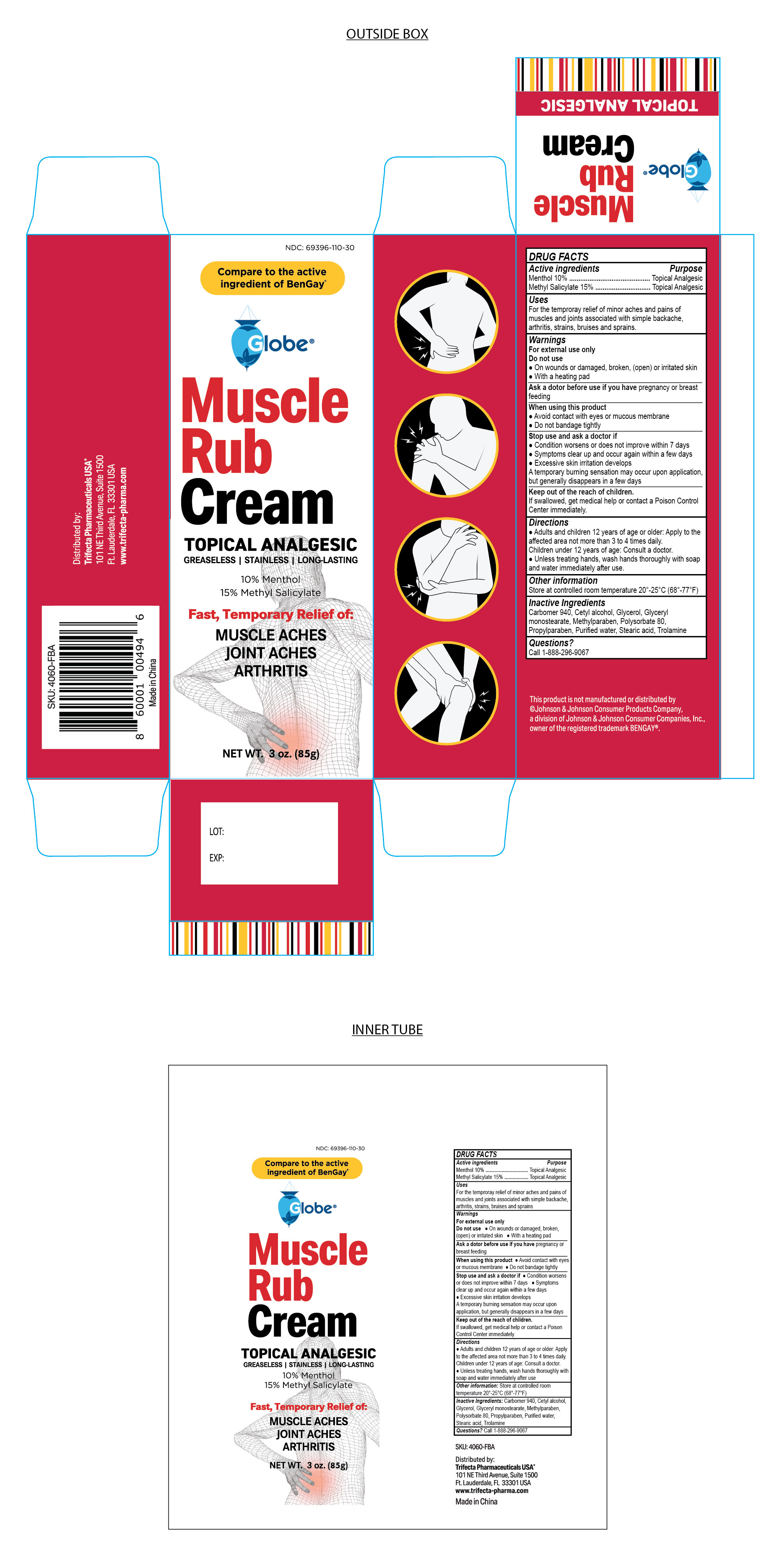 NDC Package 6939611030 Muscle Rub Cream Cream Topical
